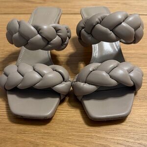 H&M Taupe Braided Women's Sandals